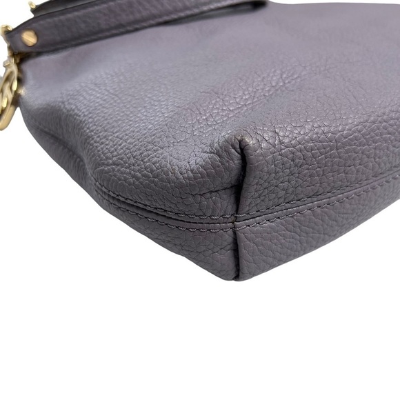 MICHAEL KORS Jet Set Gold Chain Straps Lilac Pebble Leather Shoulder Bag - Picture 9 of 16